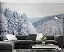 څنګه د SOFA څخه پورته دیوال تشریح کولو څرنګوالی: ساده او پیچلي نظرونه 9959_52