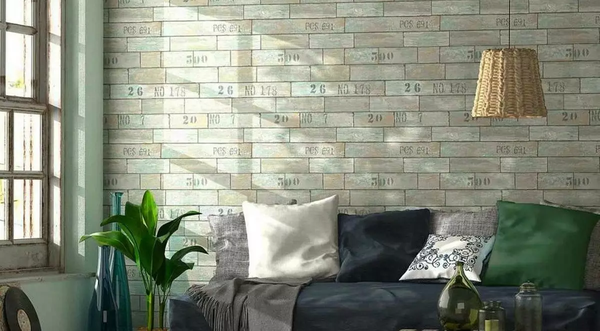 Wallpaper onder de baksteen in het interieur: tips voor het kiezen van en 70+ designideeën