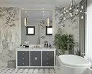 Deseño de baño combinado con baño: consellos de rexistro e 70+ opcións exitosas 9974_110