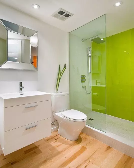 Desain kamar mandi digabungkeun sareng WC: Tip Pendaptaran sareng Tipe 70+ Pilihan anu suksés 9974_135