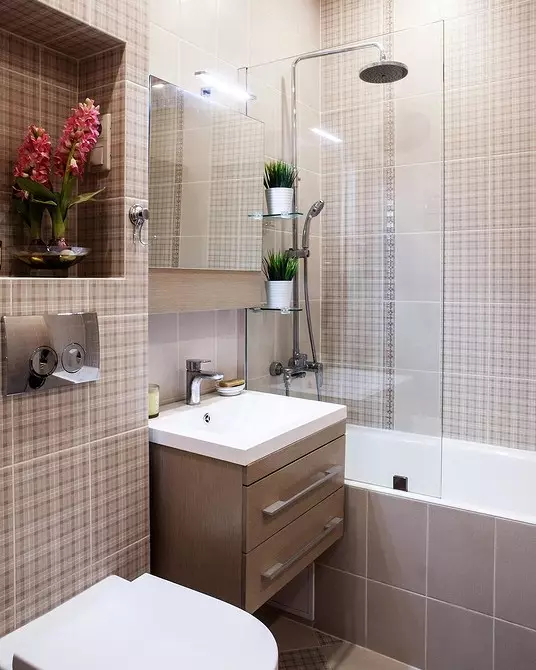 طراحی حمام همراه با توالت: نکات ثبت نام و 70+ گزینه های موفق 9974_136