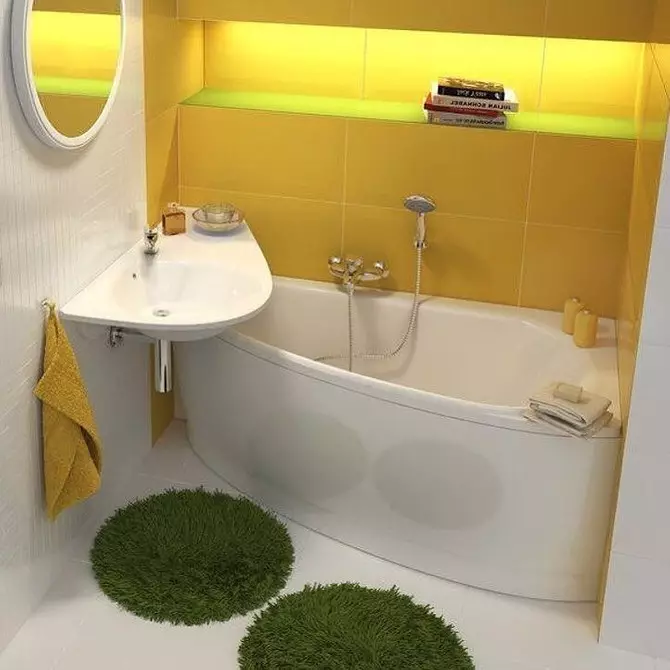 Design de salle de bain combinés avec toilettes: conseils d'inscription et plus de 70 options réussies 9974_147
