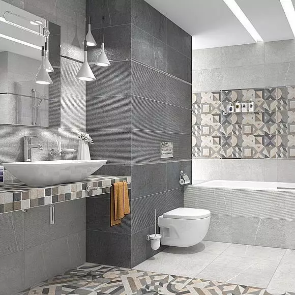 Design de banheiro combinado com banheiro: dicas de inscrição e 70+ opções bem sucedidas 9974_153