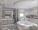 बाथरूम डिजाइन शौचालयको साथ मिल्यो: दर्ता सुझावहरू र 700+ सफल विकल्पहरू 9974_17