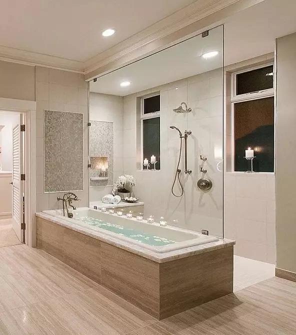 Design koupelny v kombinaci s WC: Registrační tipy a 70+ úspěšných možností 9974_21