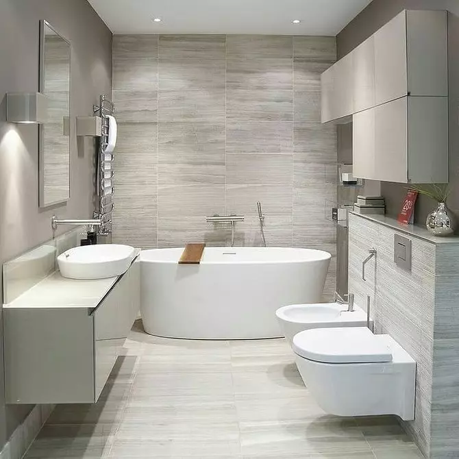 Designul de baie combinat cu toaletă: sfaturi de înregistrare și 70 de opțiuni de succes 9974_22