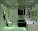 Desain kamar mandi digabungkeun sareng WC: Tip Pendaptaran sareng Tipe 70+ Pilihan anu suksés 9974_24