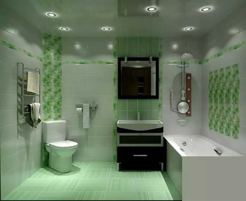 Design del bagno Combinato con WC: consigli di registrazione e 70+ opzioni di successo 9974_27