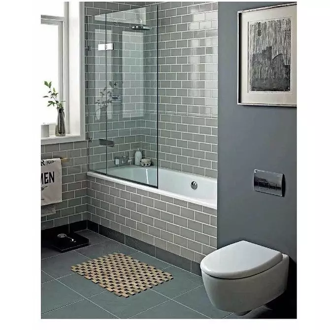 การออกแบบห้องน้ำรวมกับห้องน้ำ: เคล็ดลับการลงทะเบียนและตัวเลือกที่ประสบความสำเร็จมากกว่า 70+ 9974_32