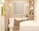 Desain kamar mandi digabungkeun sareng WC: Tip Pendaptaran sareng Tipe 70+ Pilihan anu suksés 9974_35