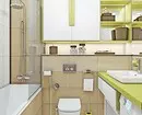 Desain kamar mandi digabungkeun sareng WC: Tip Pendaptaran sareng Tipe 70+ Pilihan anu suksés 9974_37