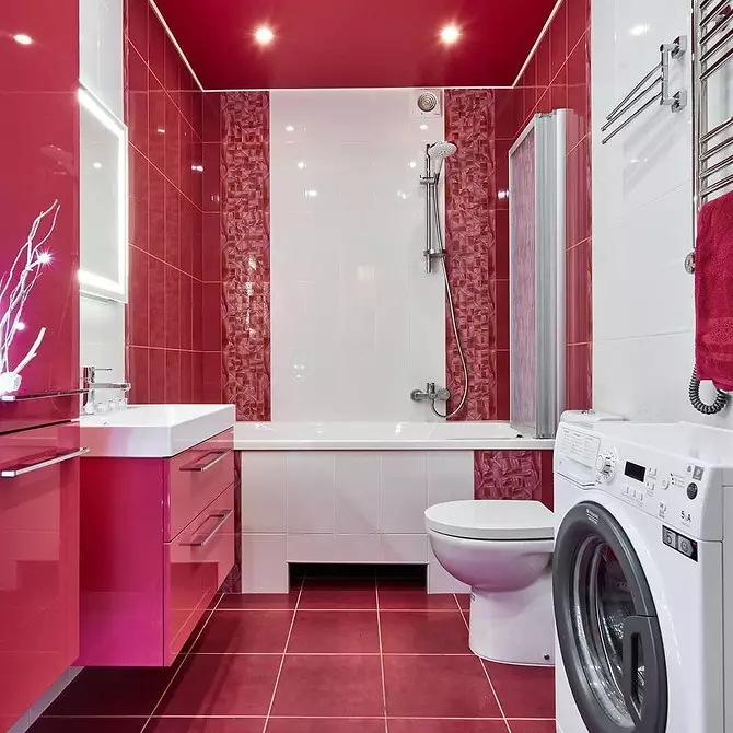Fürdőszoba kialakítása WC-vel kombinálva: regisztrációs tippek és 70+ sikeres opciók 9974_44