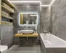 עיצוב חדר אמבטיה בשילוב עם שירותים: רישום טיפים ו 70 + אפשרויות מוצלחות 9974_91