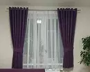 Elija cortinas cortas a la ventana en el dormitorio: 50 mejores opciones con fotos 9978_20