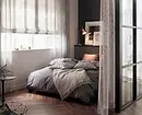 Chọn rèm cửa ngắn vào Windowsill trong phòng ngủ: 50 tùy chọn tốt nhất với hình ảnh 9978_87