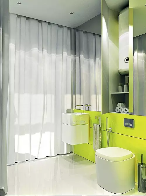 Mobiliário brilhante e partições de vidro: interior minimalista com elementos pop art 9981_13