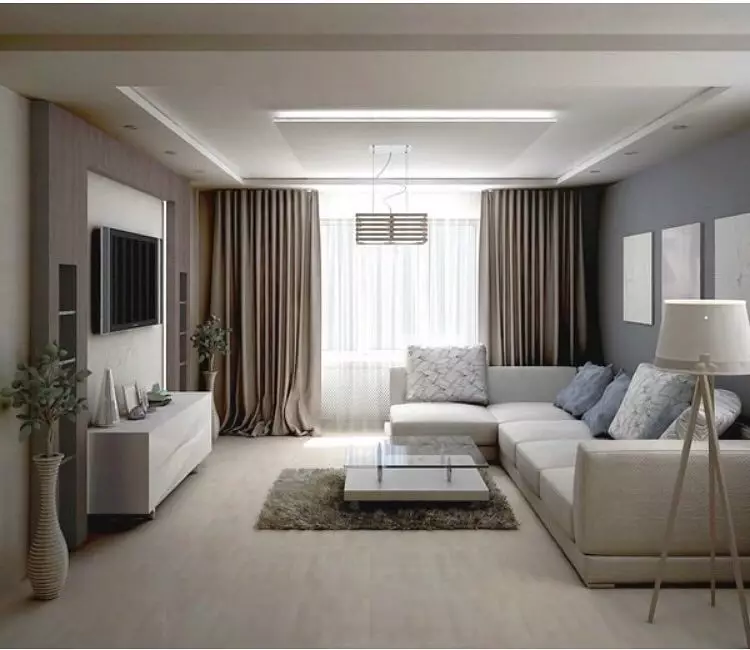 Cách chọn hình nền trong phòng khách, hãy quan sát các quy tắc thiết kế nội thất 9985_44