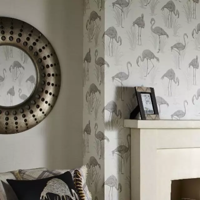 How to choose wallpaper in the living room, observing the interior design rules 9985_59