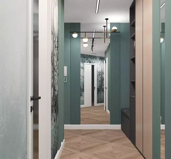 So dekorieren Sie die Korridore in der Wohnung: 7 Ideen, die alle mögen 9995_26
